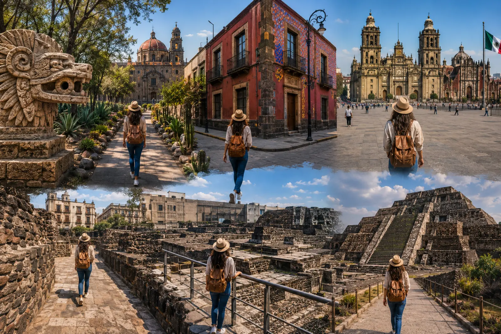 Passeio arqueológico pela antiga Tenochtitlán no Centro Histórico