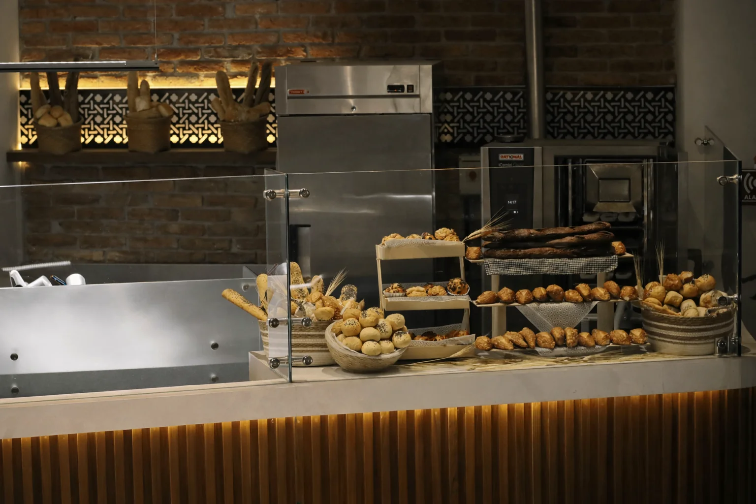 Artisan breads at the Gourmet Bakery.