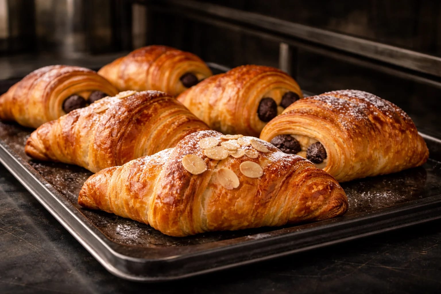 Bakery selection at Gourmet Bakery.