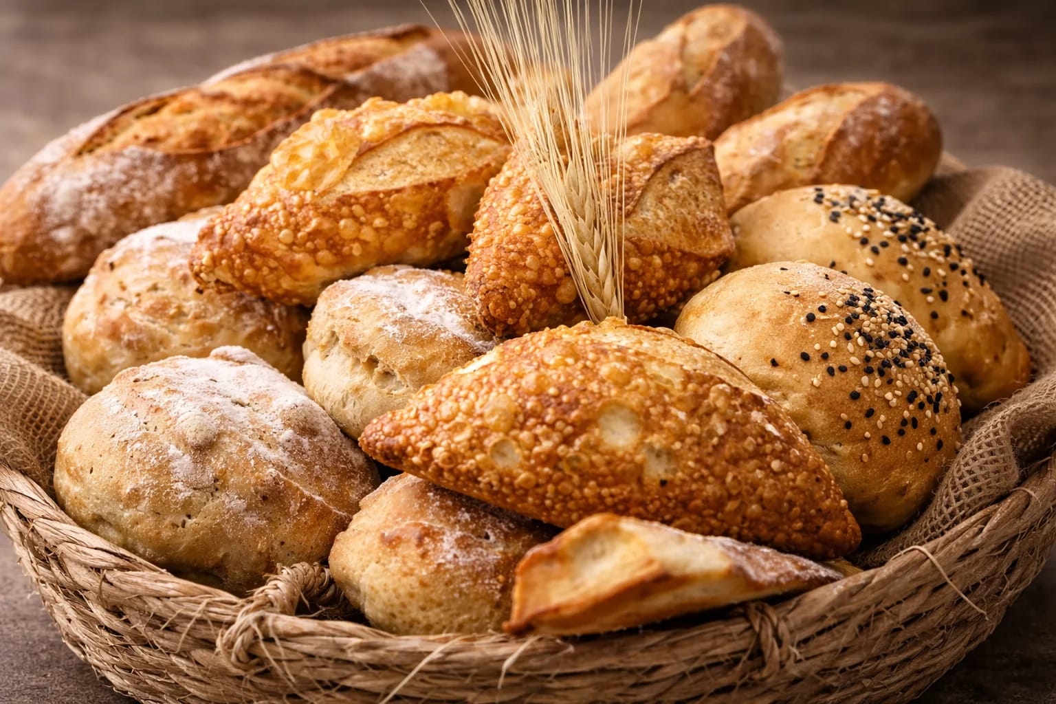 Bakery shelves at Hotel Catedral.