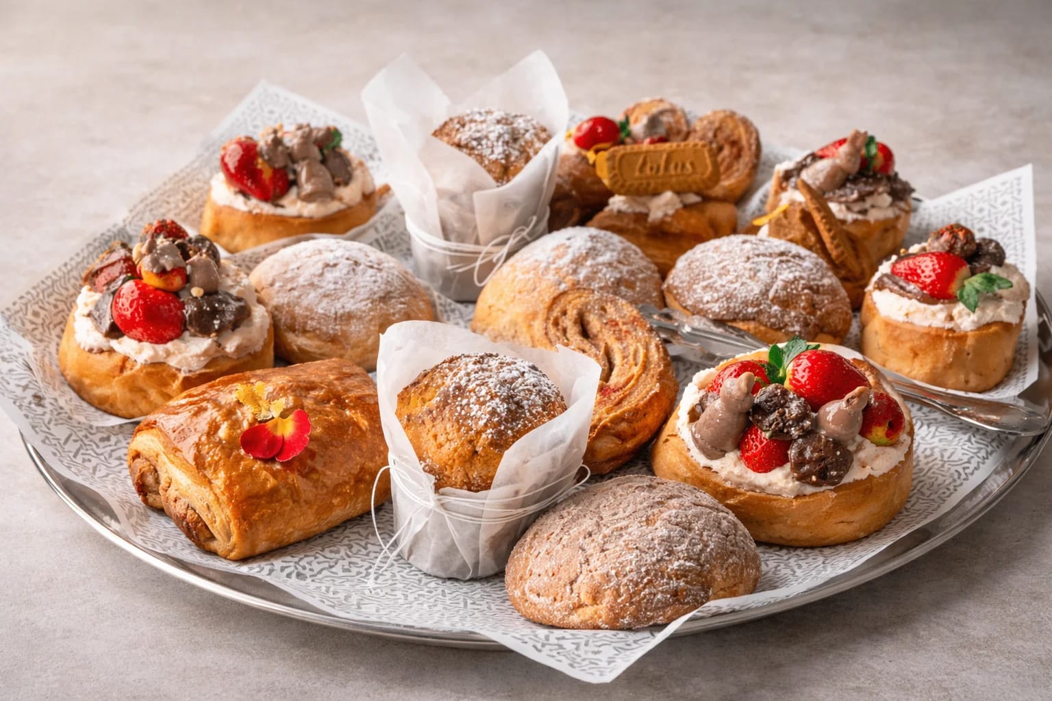 Fresh panes and rolls at Hotel Catedral.