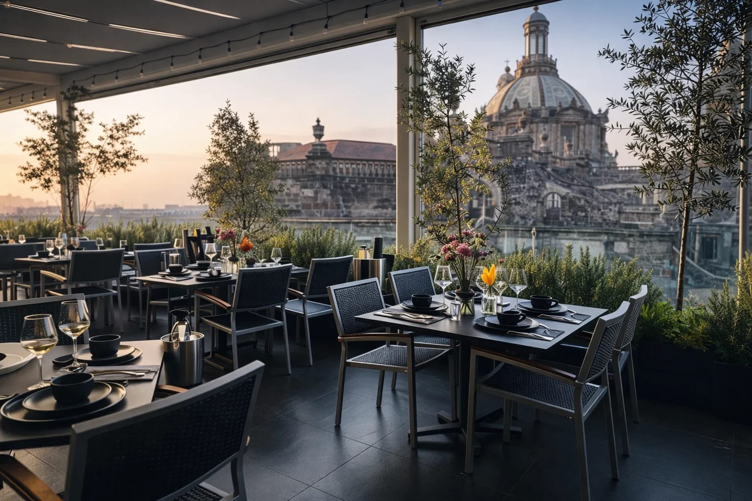 Desayuno Continental y Vista de la Catedral Metropolitana